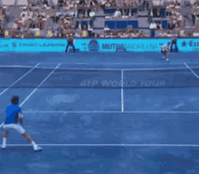Roger Federer Janko Tipsarevic GIF - Roger Federer Janko Tipsarevic Passing Shot GIFs