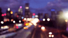 city blurry
