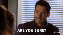 Are You Sure Lucifer Morningstar GIF - Are You Sure Lucifer Morningstar Tom Ellis GIFs