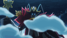 a cartoon character with a crown on his head and a sword