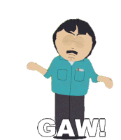 Gaw Randy Marsh Sticker - Gaw Randy Marsh South Park Stickers