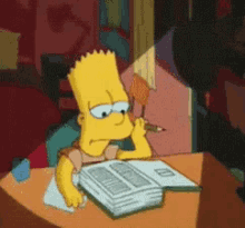 à Demain GIF - Bart The Simpsons Work GIFs