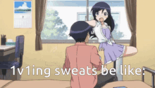Anime Kick GIF - Anime Kick Sweat Be Like GIFs