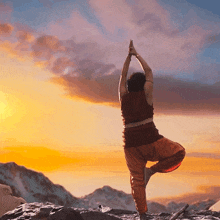 Meditating Bheem GIF - Meditating Bheem Chhota Bheem And The Curse Of Damyaan GIFs