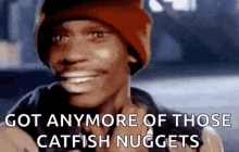 Catfish Nuggets Crack GIF - Catfish Nuggets Crack Fish Food GIFs