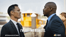 Ive Got Two Requests Detective Frank Cosgrove GIF - Ive Got Two Requests Detective Frank Cosgrove Detective Jalen Shaw GIFs