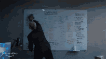 Cleaning White Board Regus Patoff GIF - Cleaning White Board Regus Patoff The Consultant GIFs
