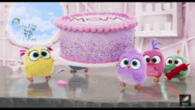Angry Birds Cake GIF