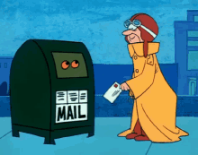 Zilly Mail A Letter GIF - Zilly Mail A Letter Mailbox GIFs