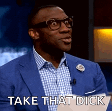 Shannon Sharpe Undisputed GIF - Shannon Sharpe Undisputed Sticking Tongue Out GIFs