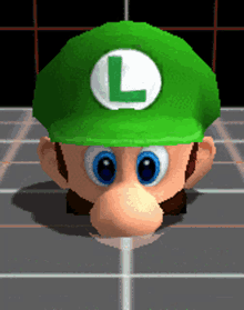 Luigi Head GIF - Luigi Head Mario Party GIFs