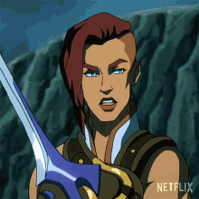 Sigh Of Relief Teela GIF - Sigh Of Relief Teela Masters Of The Universe Revelation GIFs