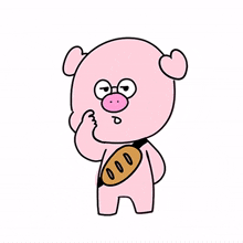 pig pink piggy cute i dont%27 think so