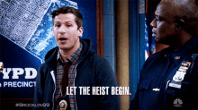 Let The Heist Begin Andy Samberg GIF - Let The Heist Begin Andy Samberg Jake Peralta GIFs
