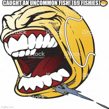 Fishy Caught Uncommon GIF