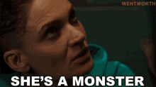 Shes A Monster Bea Smith GIF - Shes A Monster Bea Smith Wentworth GIFs
