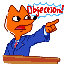 objection objection meme hign fox liray