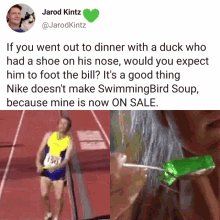 running duck soup nike jarod kints tweet