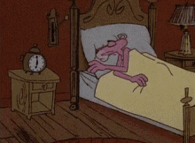 Pink Panther GIF - Pink Panther Need More Sleep Alarm GIFs