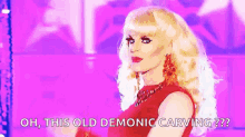 Oh This Old Demonic Carving Ru Pauls Drag Race GIF - Oh This Old Demonic Carving Ru Pauls Drag Race Drag Race GIFs