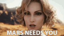 Mars Needs You GIF - Dizzy Flores Starship Troopers Traitor Of Mars GIFs