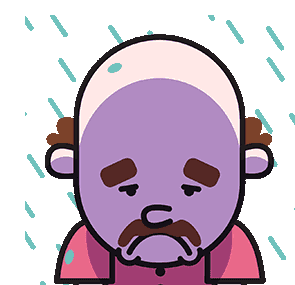 Cry Rain Sticker - Cry Rain Stickers