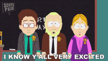 I Know Yall Very Excited Jack Farlis GIF - I Know Yall Very Excited Jack Farlis South Park GIFs