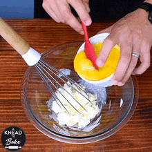 Putting Egg Yolk A Knead To Bake GIF