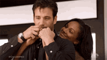 colin donnell connor rhodes mekia cox robin charles hand kiss