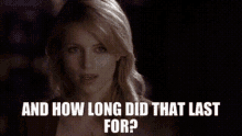 Glee Quinn Fabray GIF - Glee Quinn Fabray And How Long Did That Last For GIFs