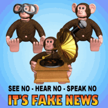 3wise Monkeys See No Hear No Speak No GIF - 3wise Monkeys See No Hear No Speak No Fake News GIFs