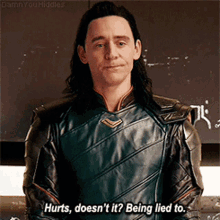 Loki Hurts GIF - Loki Hurts Doesnt It GIFs