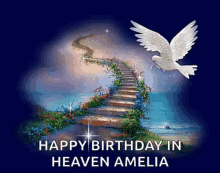 Stairway To Heaven Happy Birthday In Heaven GIF - Stairway To Heaven Happy Birthday In Heaven Dove GIFs