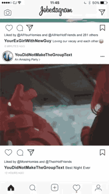 Instagram Group Text GIF - Instagram Group Text Introvert GIFs