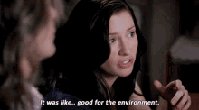 Greys Anatomy Lexie Grey GIF - Greys Anatomy Lexie Grey It Was Like Good For The Environment GIFs