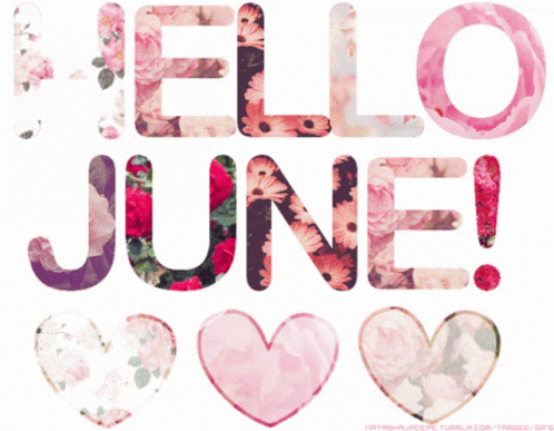 Hello June June GIF - Hello June June First Day Of June GIFs