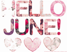 hello june june first day of june welcome june