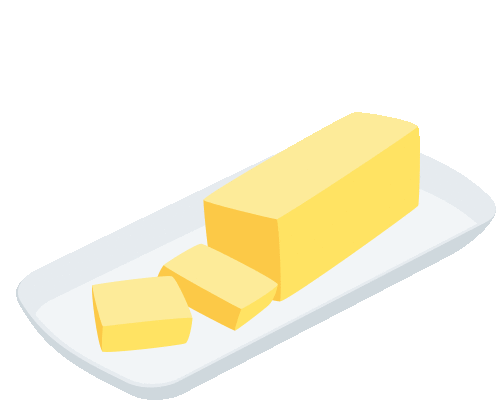 Butter Food Sticker - Butter Food Joy Pixels Stickers