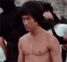 Staring Bruce GIF - Staring Bruce Lee GIFs