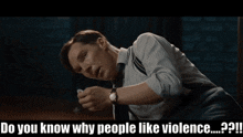 Because It Feels Good Do You Know Why People Like Violence Because It Feels Good GIF