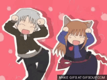 Spice And Wolf Dancing GIF - Spice And Wolf Dancing Party Hard GIFs