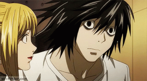 L Lawliet Death Note GIF - L Lawliet Death Note Anime - Discover & Share  GIFs