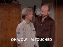 Oh Wow Im Touched Dennis Finch GIF - Oh Wow Im Touched Dennis Finch Dennis Spade GIFs