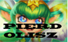a pixelated image of a girl with pierd olisz written below her