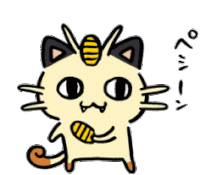 Meowth Slap Sticker - Meowth Slap Slapping Stickers