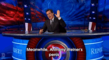 Meanwhile... GIF - Fake News Late Night The Colbert Report GIFs