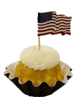 Nothing Bundt Cakes America Sticker - Nothing Bundt Cakes America Flag Stickers