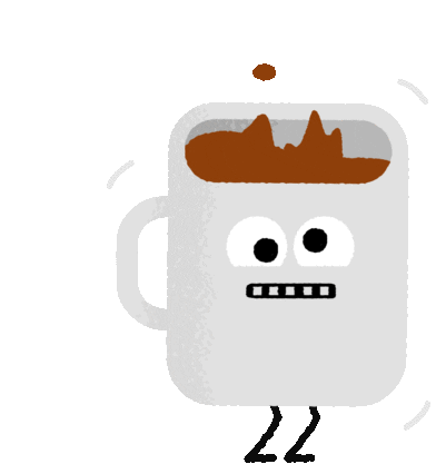 Coffee Jittery Sticker