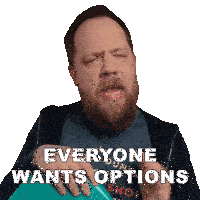 Everyone Wants Options Riffs Beards & Gear Sticker - Everyone Wants Options Riffs Beards & Gear Everybody Wants Choices Stickers