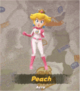 peach aero is a character from a video game called mario kart